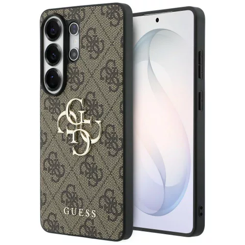 Guess - Keménytok 4G Nagy Fém Logó (GUHCS26L4GMGBR) - Samsung Galaxy S26 Ultra - Barna
