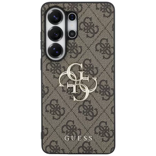 Guess - Keménytok 4G Nagy Fém Logó (GUHCS26L4GMGBR) - Samsung Galaxy S26 Ultra - Barna
