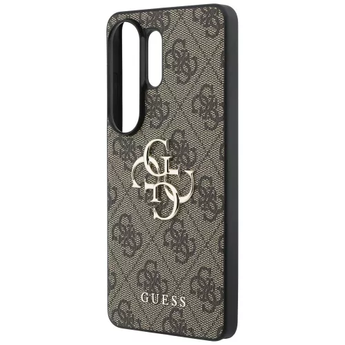 Guess - Keménytok 4G Nagy Fém Logó (GUHCS26L4GMGBR) - Samsung Galaxy S26 Ultra - Barna