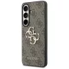Guess - Keménytok 4G Nagy Fém Logó (GUHCS26M4GMGBR) - Samsung Galaxy S26 Plus - Barna