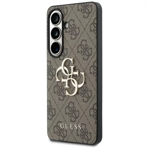 Guess - Keménytok 4G Nagy Fém Logó (GUHCS26M4GMGBR) - Samsung Galaxy S26 Plus - Barna