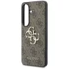 Guess - Keménytok 4G Nagy Fém Logó (GUHCS26M4GMGBR) - Samsung Galaxy S26 Plus - Barna