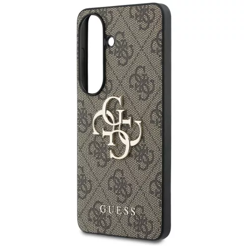 Guess - Keménytok 4G Nagy Fém Logó (GUHCS26M4GMGBR) - Samsung Galaxy S26 Plus - Barna