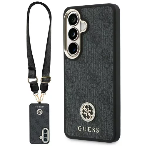 Guess - 4G Nagy Strassz Háromszög Pántos (GUHMS26SP4G4DCSK) - Samsung Galaxy S26 - Fekete