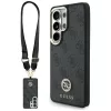 Guess - 4G Nagy Strassz Háromszög Pántos MagSafe (GUHMS26LP4G4DCSK) - Samsung Galaxy S26 Ultra - Fekete