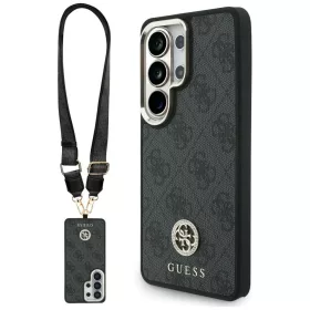   Guess - 4G Nagy Strassz Háromszög Pántos MagSafe (GUHMS26LP4G4DCSK) - Samsung Galaxy S26 Ultra - Fekete