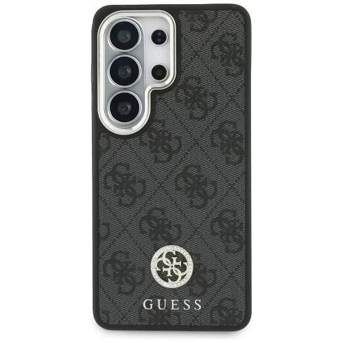 Guess - 4G Nagy Strassz Háromszög Pántos MagSafe (GUHMS26LP4G4DCSK) - Samsung Galaxy S26 Ultra - Fekete