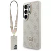 Guess - 4G Nagy Strassz Háromszög Pántos MagSafe (GUHMS26LP4G4DCSP) - Samsung Galaxy S26 Ultra - Rózsaszín