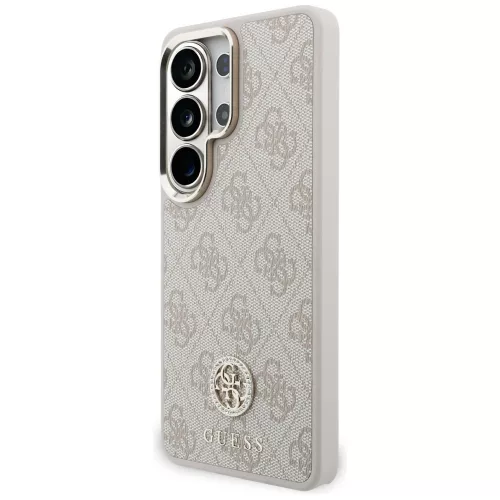 Guess - 4G Nagy Strassz Háromszög Pántos MagSafe (GUHMS26LP4G4DCSP) - Samsung Galaxy S26 Ultra - Rózsaszín