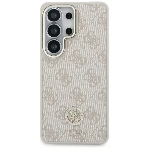 Guess - 4G Nagy Strassz Háromszög Pántos MagSafe (GUHMS26LP4G4DCSP) - Samsung Galaxy S26 Ultra - Rózsaszín