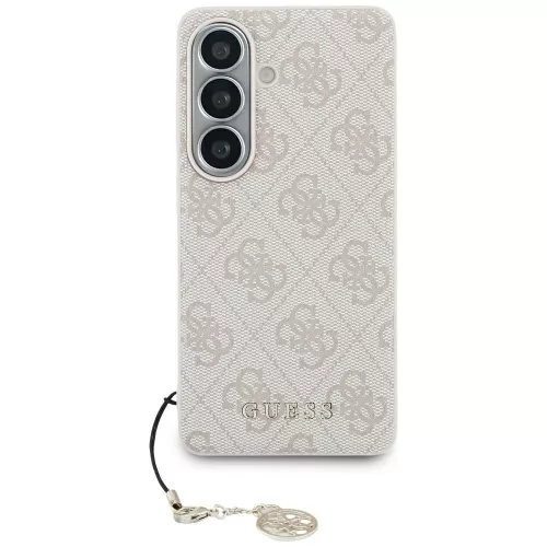 Guess - Keménytok 4G Klasszikus Logó Díszítővel (GUHMS26SGF4GPI) - Samsung Galaxy S26 - Rózsaszín