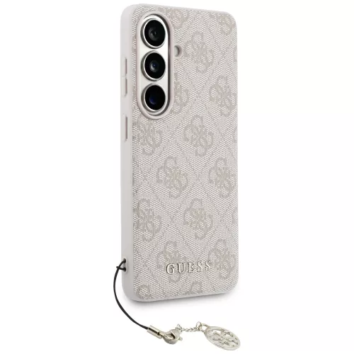 Guess - Keménytok 4G Klasszikus Logó Díszítővel (GUHMS26SGF4GPI) - Samsung Galaxy S26 - Rózsaszín