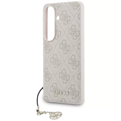 Guess - Keménytok 4G Klasszikus Logó Díszítővel (GUHMS26SGF4GPI) - Samsung Galaxy S26 - Rózsaszín