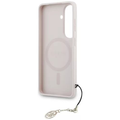 Guess - Keménytok 4G Klasszikus Logó Díszítővel (GUHMS26SGF4GPI) - Samsung Galaxy S26 - Rózsaszín
