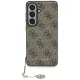 Guess - Keménytok 4G Klasszikus Logó Díszítővel (GUHMS26SGF4GBR) - Samsung Galaxy S26 - Barna