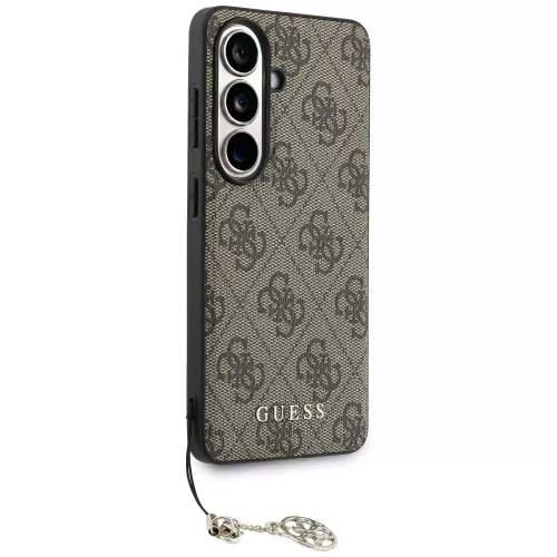 Guess - Keménytok 4G Klasszikus Logó Díszítővel (GUHMS26SGF4GBR) - Samsung Galaxy S26 - Barna