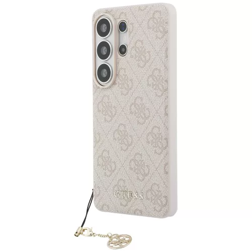 Guess - Keménytok 4G Klasszikus Logó Díszítővel (GUHMS26LGF4GPI) - Samsung Galaxy S26 Ultra - Rózsaszín