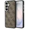 Guess - 4G Dombornyomott Gyűrű MagSafe (GUHMS26SP4MSEGCW) - Samsung Galaxy S26 - Barna