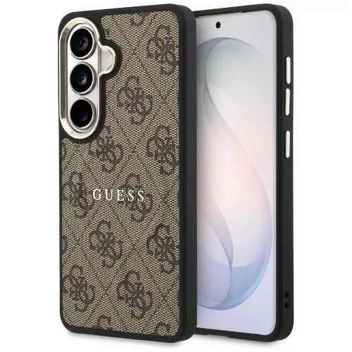 Guess - 4G Dombornyomott Gyűrű MagSafe (GUHMS26SP4MSEGCW) - Samsung Galaxy S26 - Barna