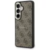 Guess - 4G Dombornyomott Gyűrű MagSafe (GUHMS26SP4MSEGCW) - Samsung Galaxy S26 - Barna