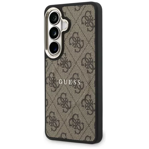 Guess - 4G Dombornyomott Gyűrű MagSafe (GUHMS26SP4MSEGCW) - Samsung Galaxy S26 - Barna