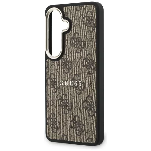 Guess - 4G Dombornyomott Gyűrű MagSafe (GUHMS26SP4MSEGCW) - Samsung Galaxy S26 - Barna