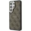 Guess - 4G Dombornyomott Gyűrű MagSafe (GUHMS26LP4MSEGCW) - Samsung Galaxy S26 Ultra - Barna