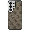 Guess - 4G Dombornyomott Gyűrű MagSafe (GUHMS26LP4MSEGCW) - Samsung Galaxy S26 Ultra - Barna