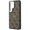 Guess - 4G Dombornyomott Gyűrű MagSafe (GUHMS26LP4MSEGCW) - Samsung Galaxy S26 Ultra - Barna