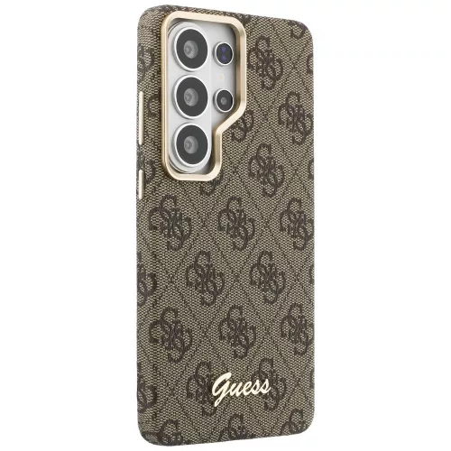 Guess - 4G Felirat MagSafe (GUHMS26S5P4FWMSW) - Samsung Galaxy S26 - Barna