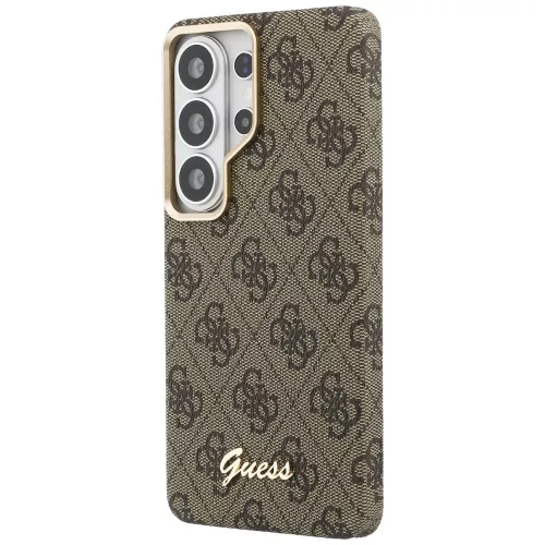 Guess - 4G Felirat MagSafe (GUHMS26S5P4FWMSW) - Samsung Galaxy S26 - Barna