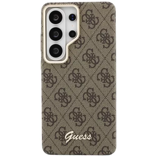 Guess - 4G Felirat MagSafe (GUHMS26S5P4FWMSW) - Samsung Galaxy S26 - Barna
