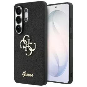   Guess - Rögzített Csillámos Nagy 4G Fém Logó (GUHCS26LHG4SGK) - Samsung Galaxy S26 Ultra - Fekete