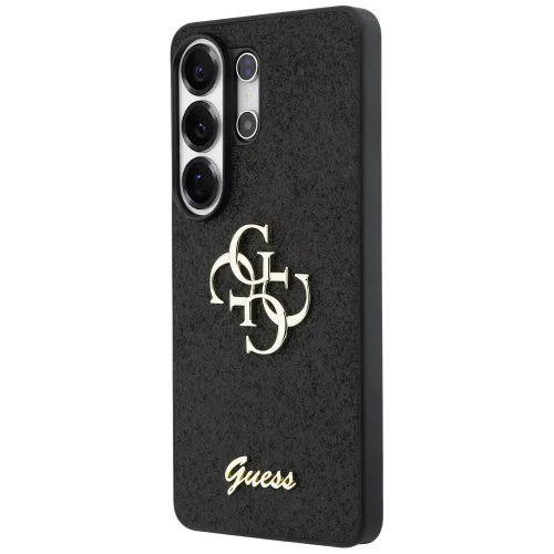 Guess - Rögzített Csillámos Nagy 4G Fém Logó (GUHCS26LHG4SGK) - Samsung Galaxy S26 Ultra - Fekete