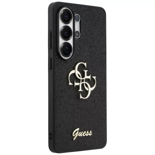 Guess - Rögzített Csillámos Nagy 4G Fém Logó (GUHCS26LHG4SGK) - Samsung Galaxy S26 Ultra - Fekete