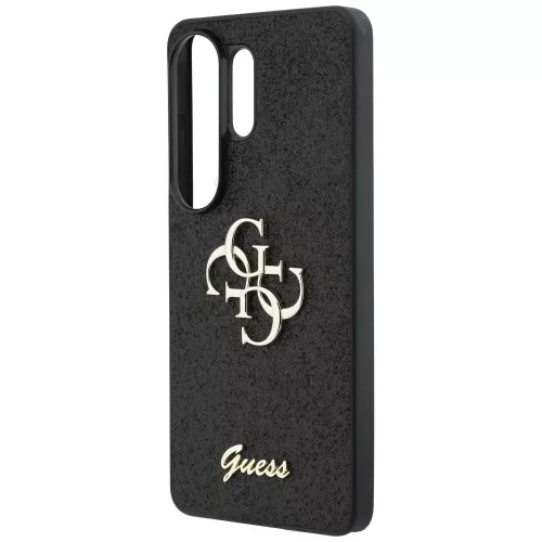Guess - Rögzített Csillámos Nagy 4G Fém Logó (GUHCS26LHG4SGK) - Samsung Galaxy S26 Ultra - Fekete