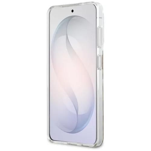 Guess - IML Leopárdmintás Háromszög MagSafe (GUHMS26SHLEGTGLW) - Samsung Galaxy S26 - Barna