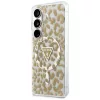Guess - IML Leopárdmintás Háromszög MagSafe (GUHMS26SHLEGTGLW) - Samsung Galaxy S26 - Barna