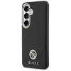 Guess - Strassz Kerek Logó MagSafe (GUHMS26SPGCRMDEK) - Samsung Galaxy S26 - Fekete