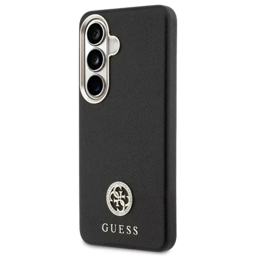 Guess - Strassz Kerek Logó MagSafe (GUHMS26MPGCRMDEK) - Samsung Galaxy S26 Plus - Fekete