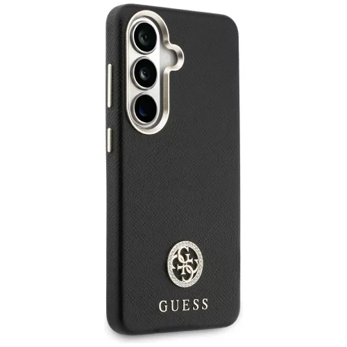 Guess - Strassz Kerek Logó MagSafe (GUHMS26MPGCRMDEK) - Samsung Galaxy S26 Plus - Fekete