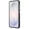 Guess - Saffiano Bazsarózsás Dombornyomott Gyűrű MagSafe (GUHMS26SPSAMSECK) - Samsung Galaxy S26 - Fekete