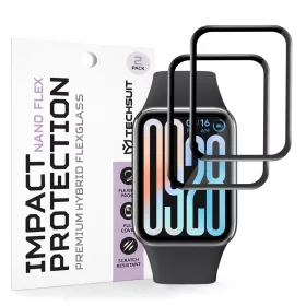   Techsuit - Nano Flex (2 pack) - Xiaomi Smart Band 9 Pro - Black