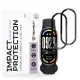 Techsuit - Nano Flex (2 pack) - Xiaomi Smart Band 10 - Black