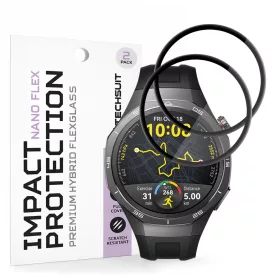  Techsuit - Nano Flex (2 pack) - Huawei Watch GT 5 Pro 46mm - Black