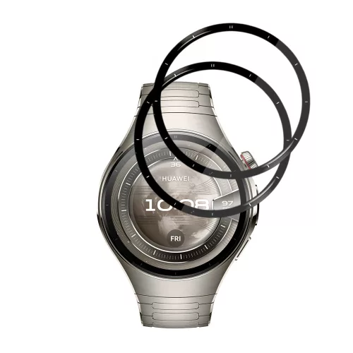 Techsuit - Nano Flex (2 pack) - Huawei Watch 5 46mm - Black