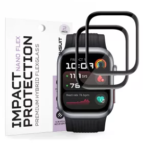 Techsuit - Nano Flex (2 pack) - Huawei Watch D2 - Black