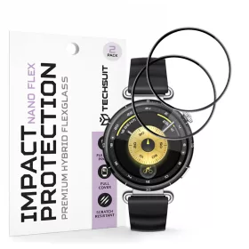  Techsuit - Nano Flex (2 pack) - Huawei Watch GT 6 41mm - Black