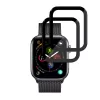 Techsuit - Nano Flex (2 pack) - Apple Watch 4 / 5 /6 / SE / SE 2 / SE 3 44mm - Black