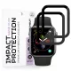 Techsuit - Nano Flex (2 pack) - Apple Watch 4 / 5 /6 / SE / SE 2 / SE 3 40mm - Black